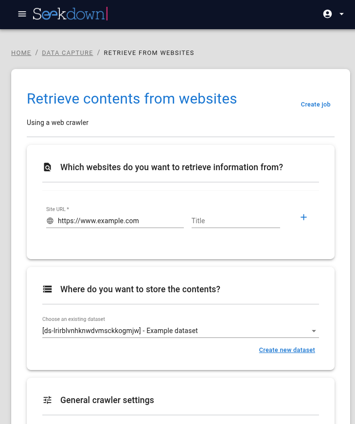 Connecting your ecommerce website to Seekdown